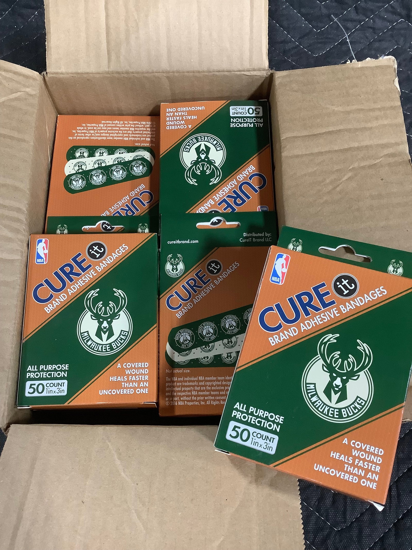 Lot of Cure brand adhesive bandages: Lot of Cure brand adhesive bandages