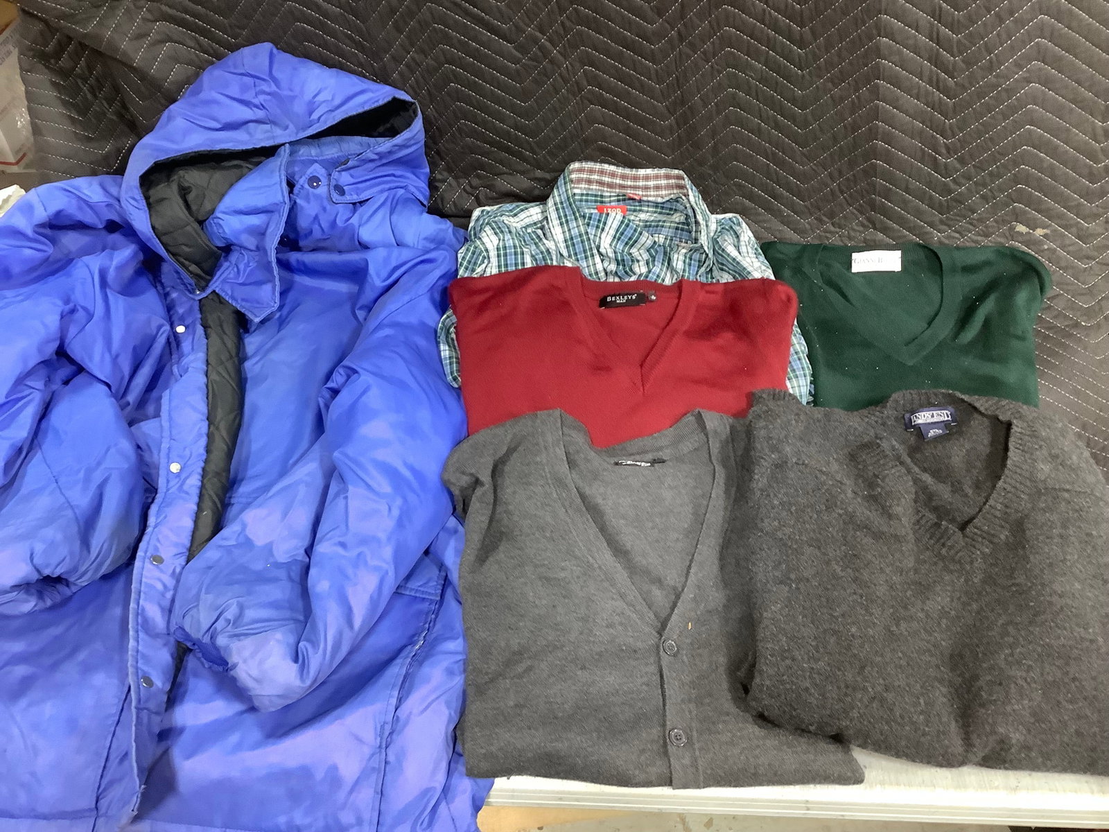 Trophy jacket(XXXL) and other clothing(Gianni Bugli, Bexleys, Land's End, etc.-various sizes): Trophy jacket(XXXL) and other clothing(Gianni Bugli, Bexleys, Land's End, etc.-various sizes)