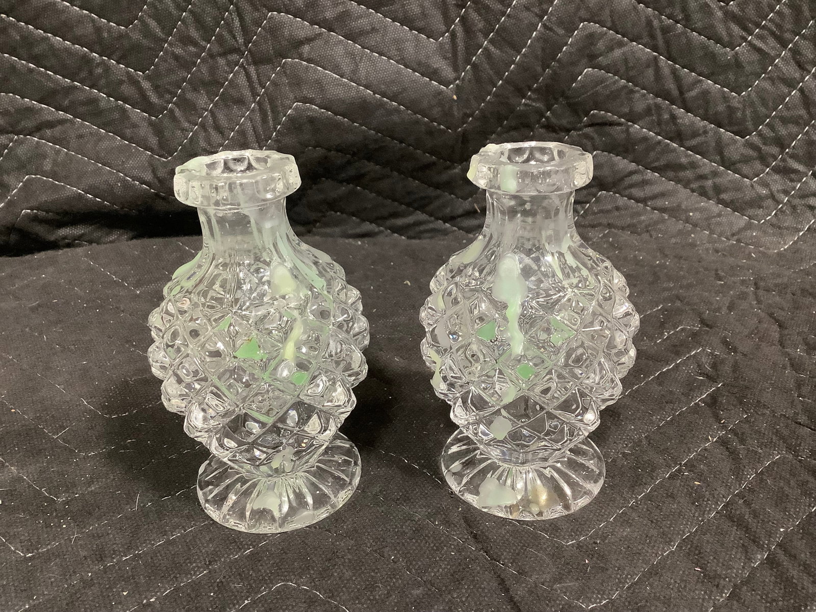 1986 Domaine de Saubis Armagnac bottle(empty) and vintage german stoneware bottle(9.5intall) (1 of 1)