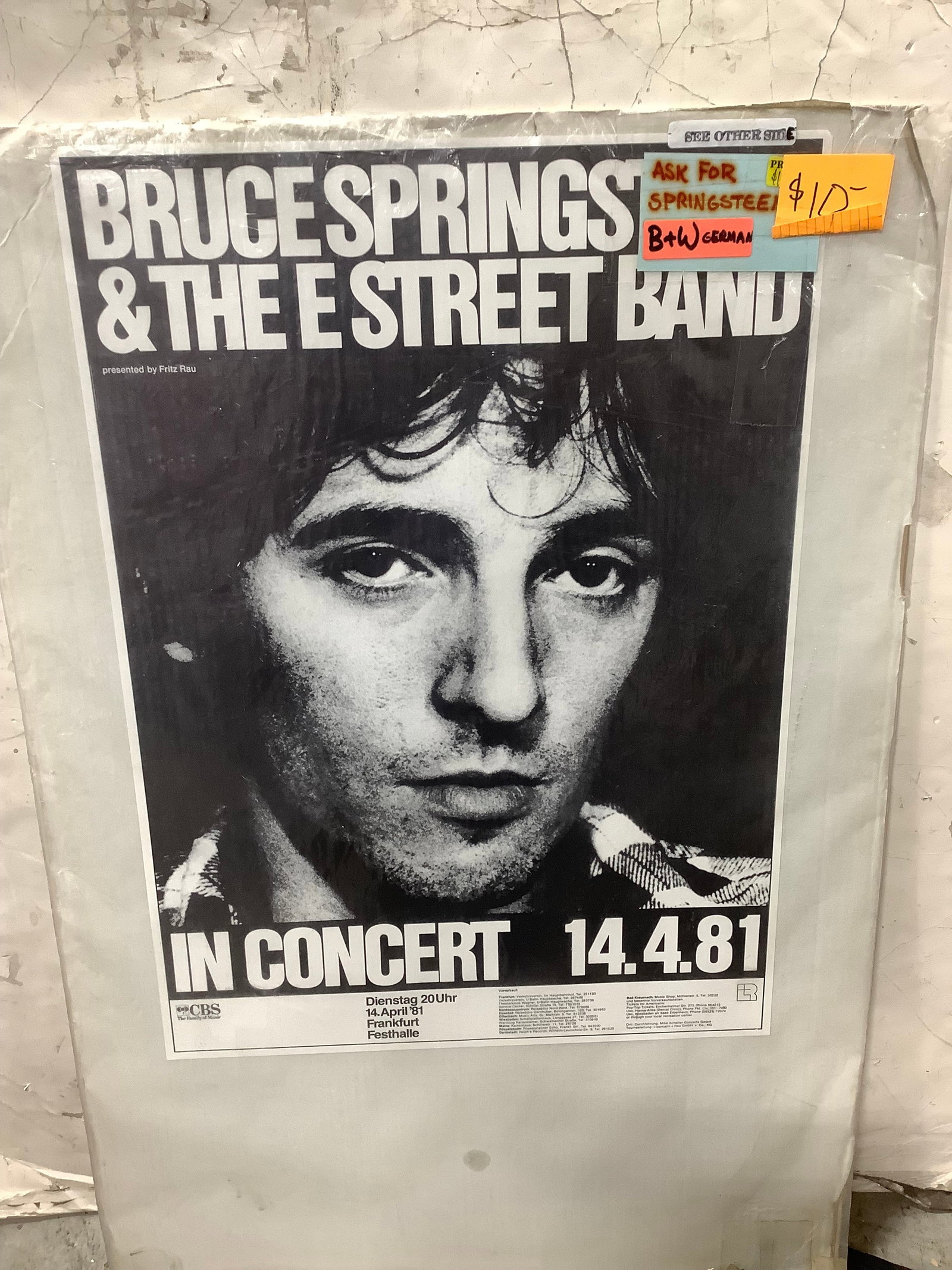 Bruce Springsteen & The Street Band poster(24inx32in) (1 of 1)