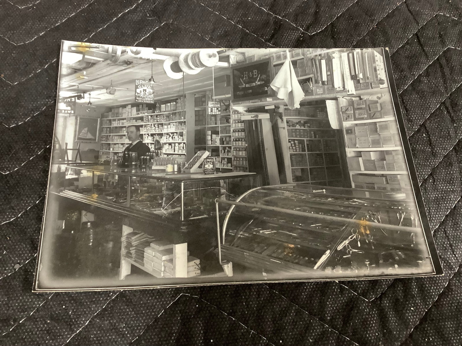 Antique Photo of Pharmacy Interior (5inx7in): Antique Photo of Pharmacy Interior (5inx7in)