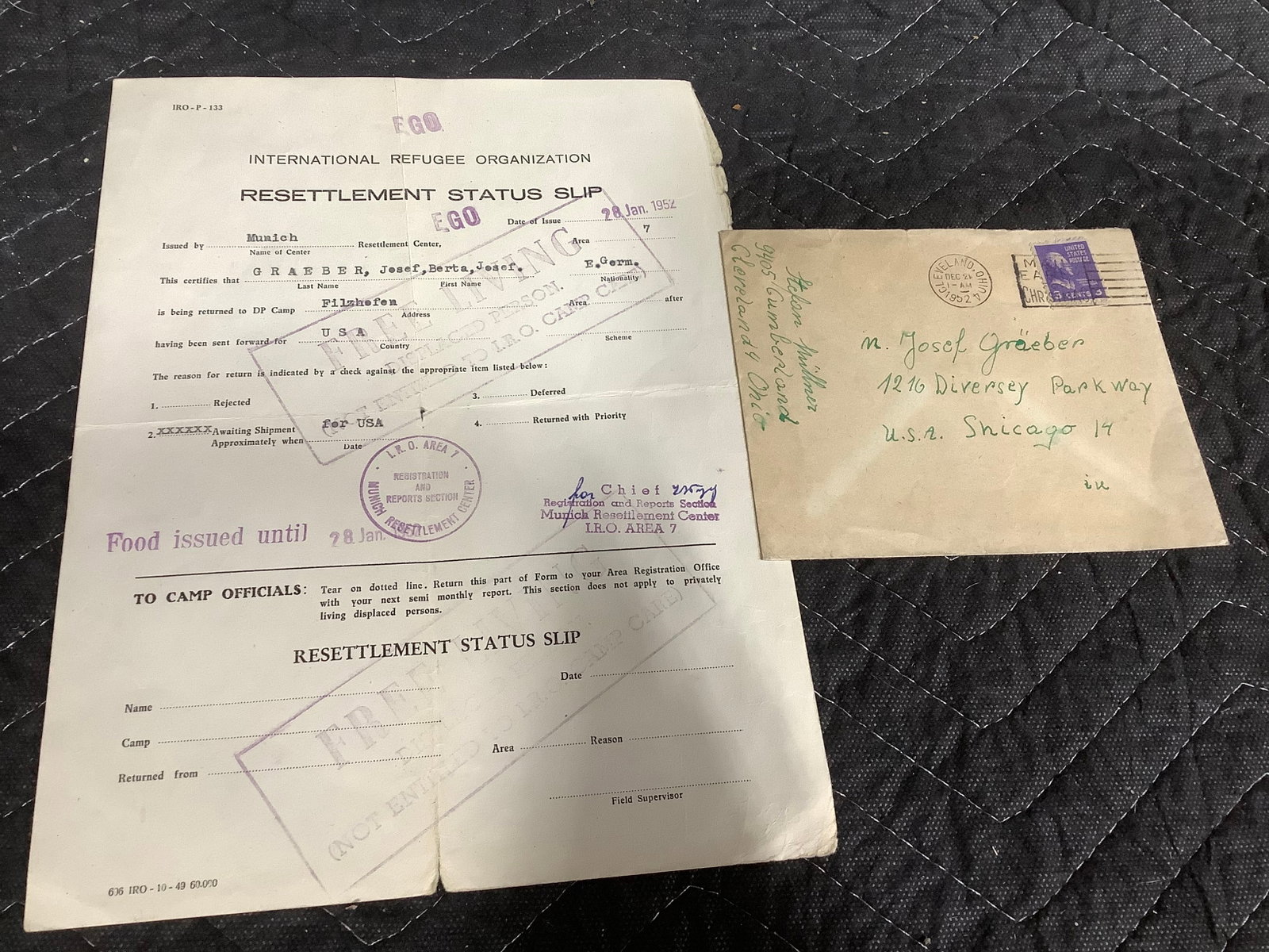 Vintage International Refugee Resettlement Ephemera (1 of 1)