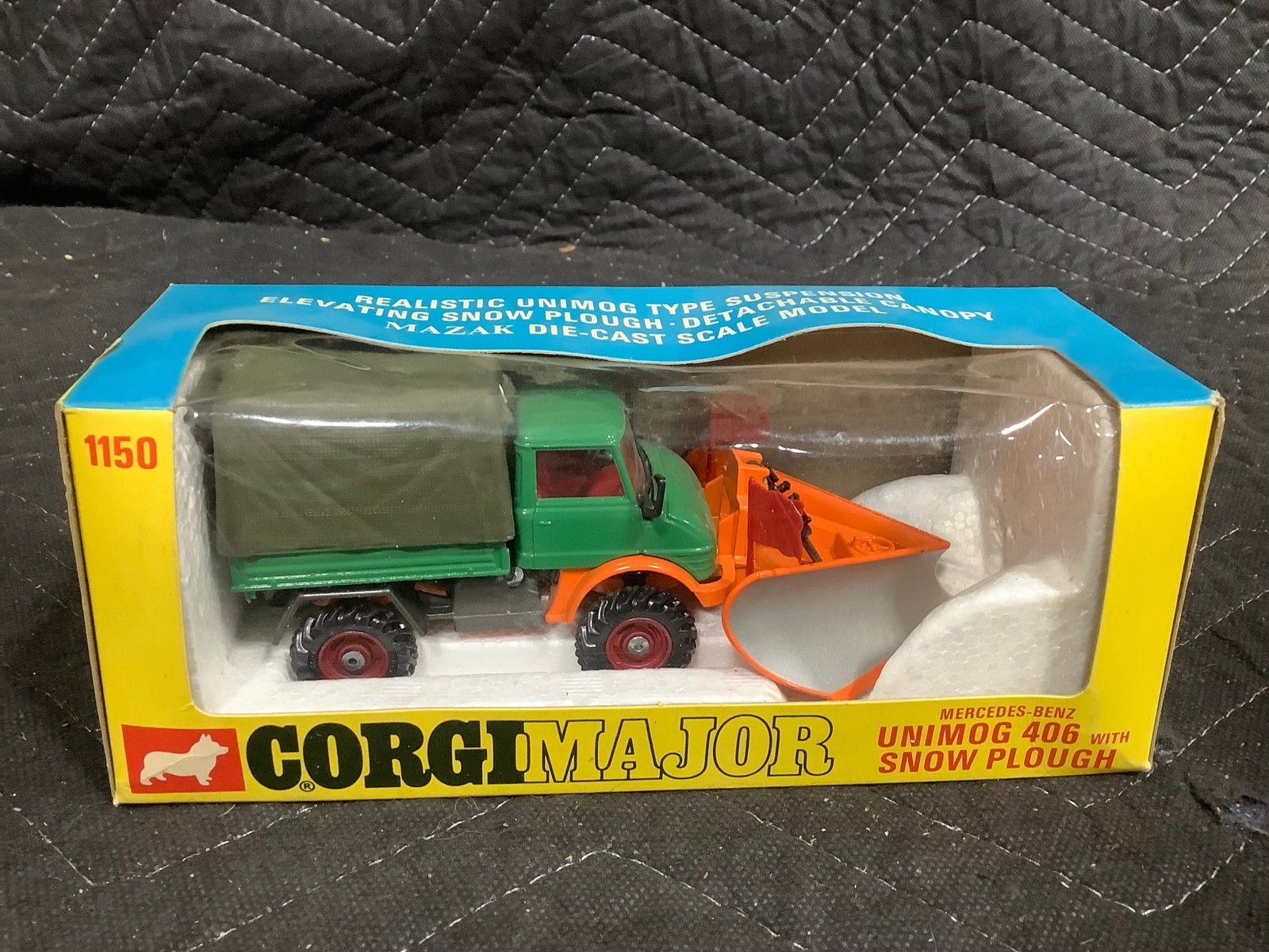 Vintage Corgi Major Snow Plough Diecast Model (1 of 1)