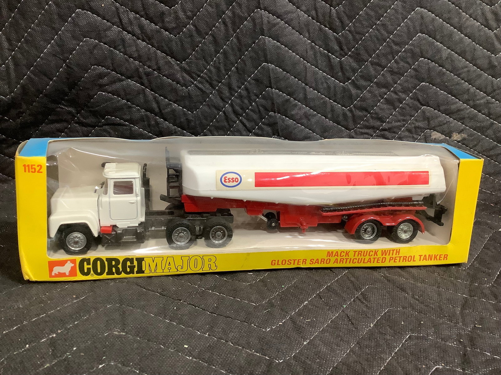 Vintage Corgi Toys Mack Truck with Petrol Tanker Diecast Model (1 of 1)