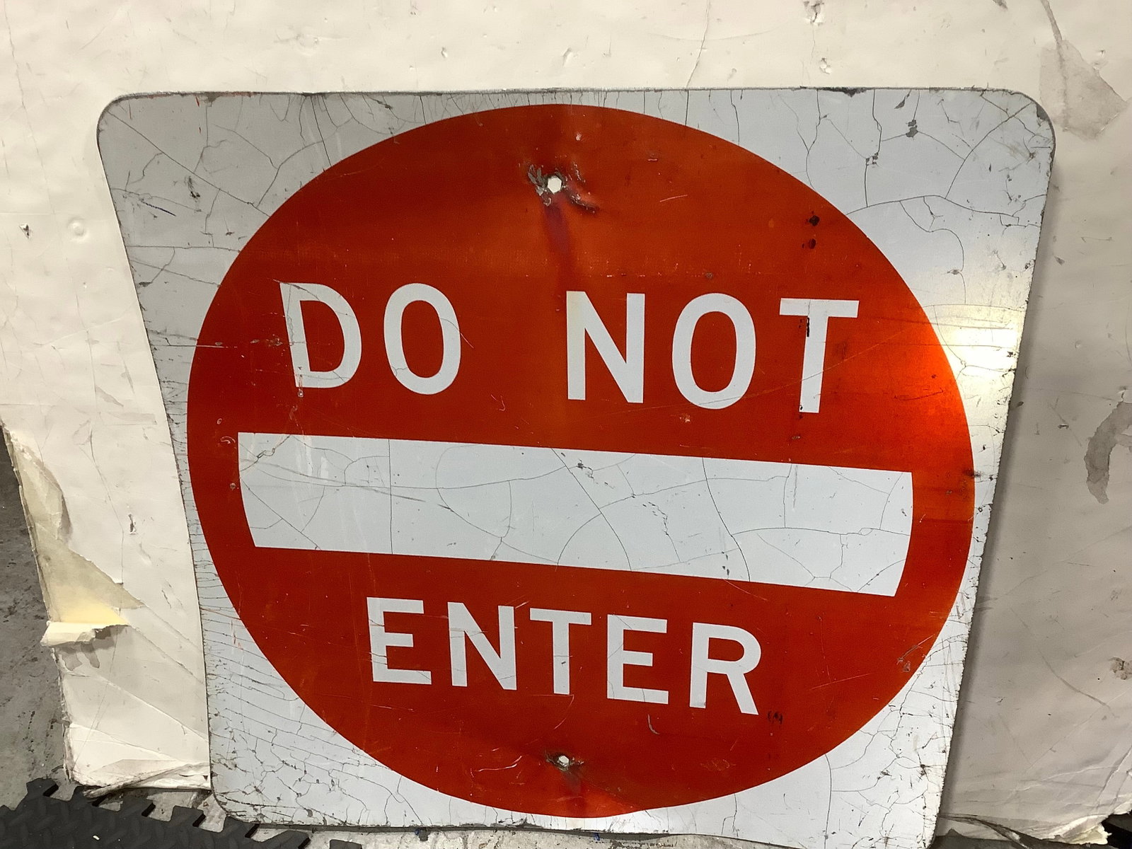 Do Not Enter Metal Street Sign (30.5inx30.5in) (1 of 1)