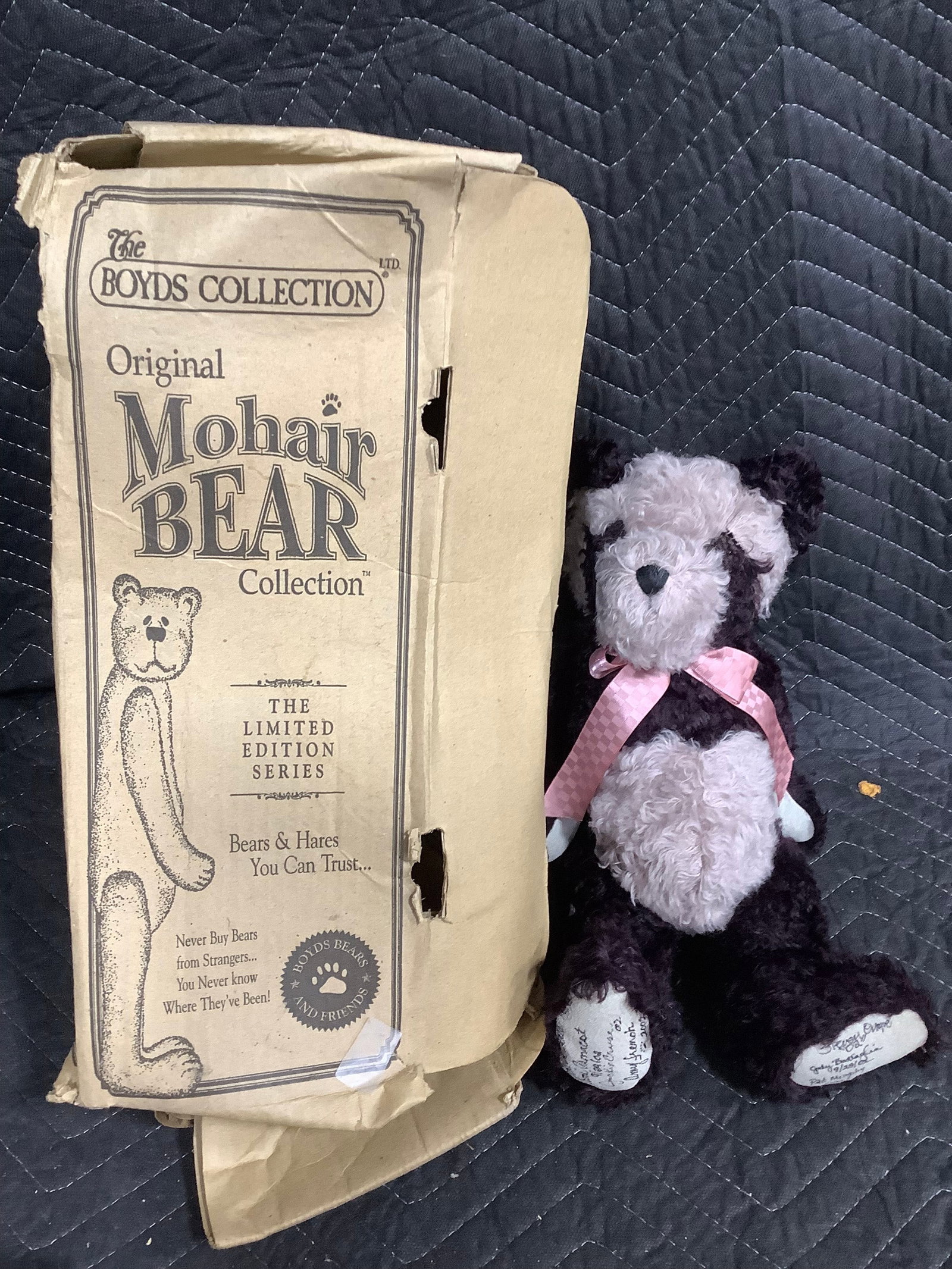 Vintage Original Mohair Bear (1 of 1)