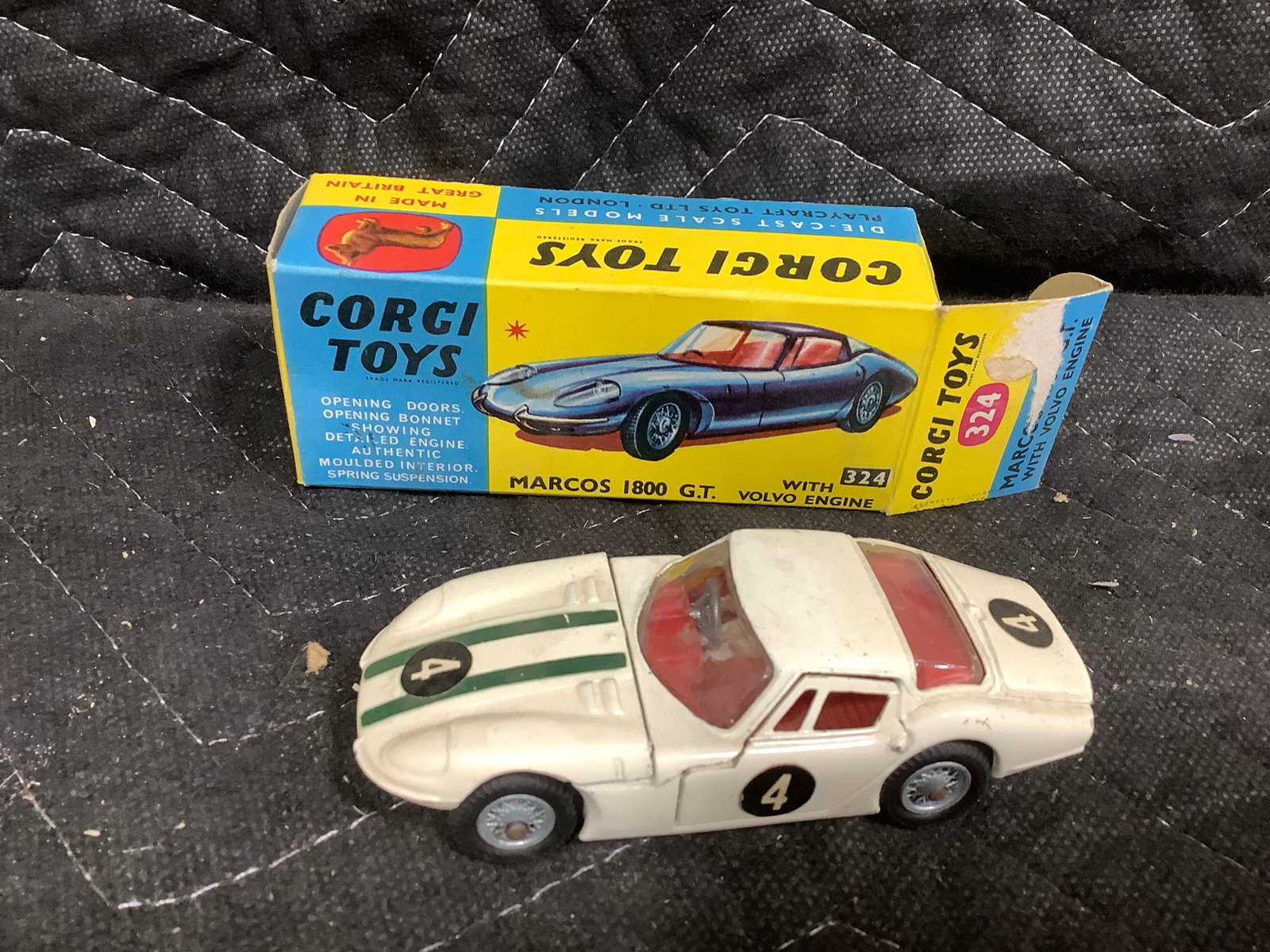 Vintage Corgi Toys Marcos 1800 GT with Volvo Engine Diecast Model (1 of 1)
