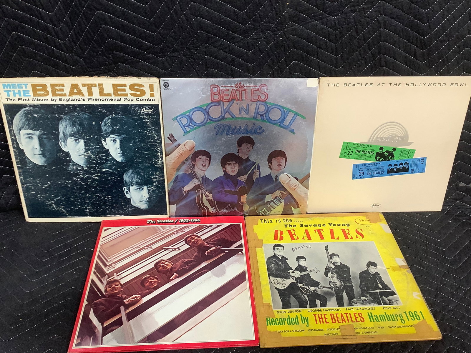 Vintage Beatles Records (1 of 1)