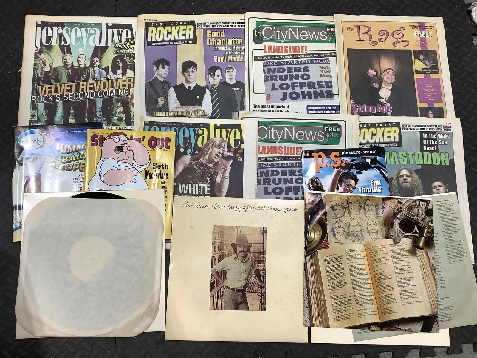Vintage Newspapers, and Records (1 of 1)