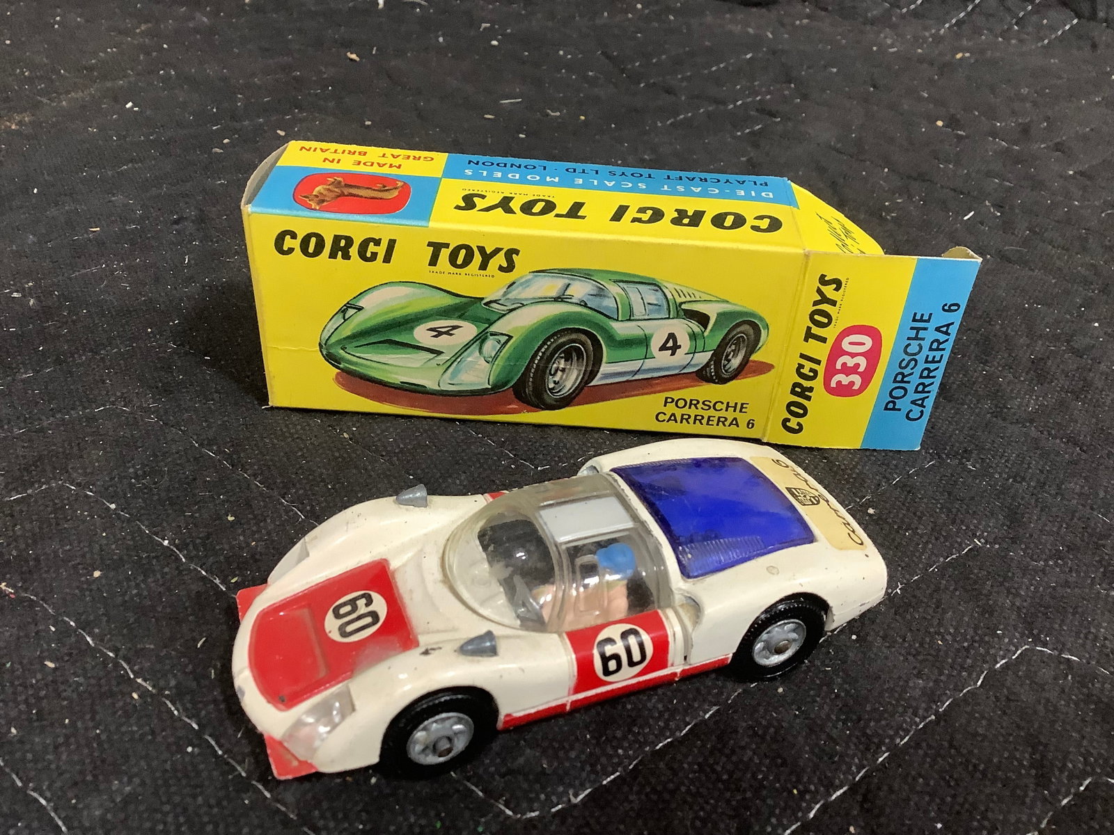Corgi Toys vintage diecast Porsche Carrera 6 in original box (1 of 1)