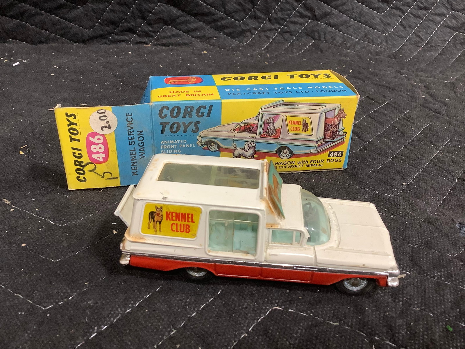 Corgi Toys vintage Kennel Service Wagon diecast in original box (1 of 1)