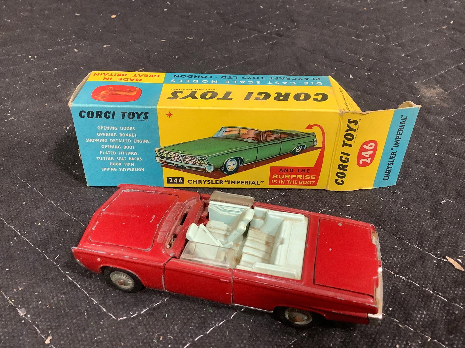 Corgi Toys vintage Chrysler Imperial diecast in original box (1 of 1)