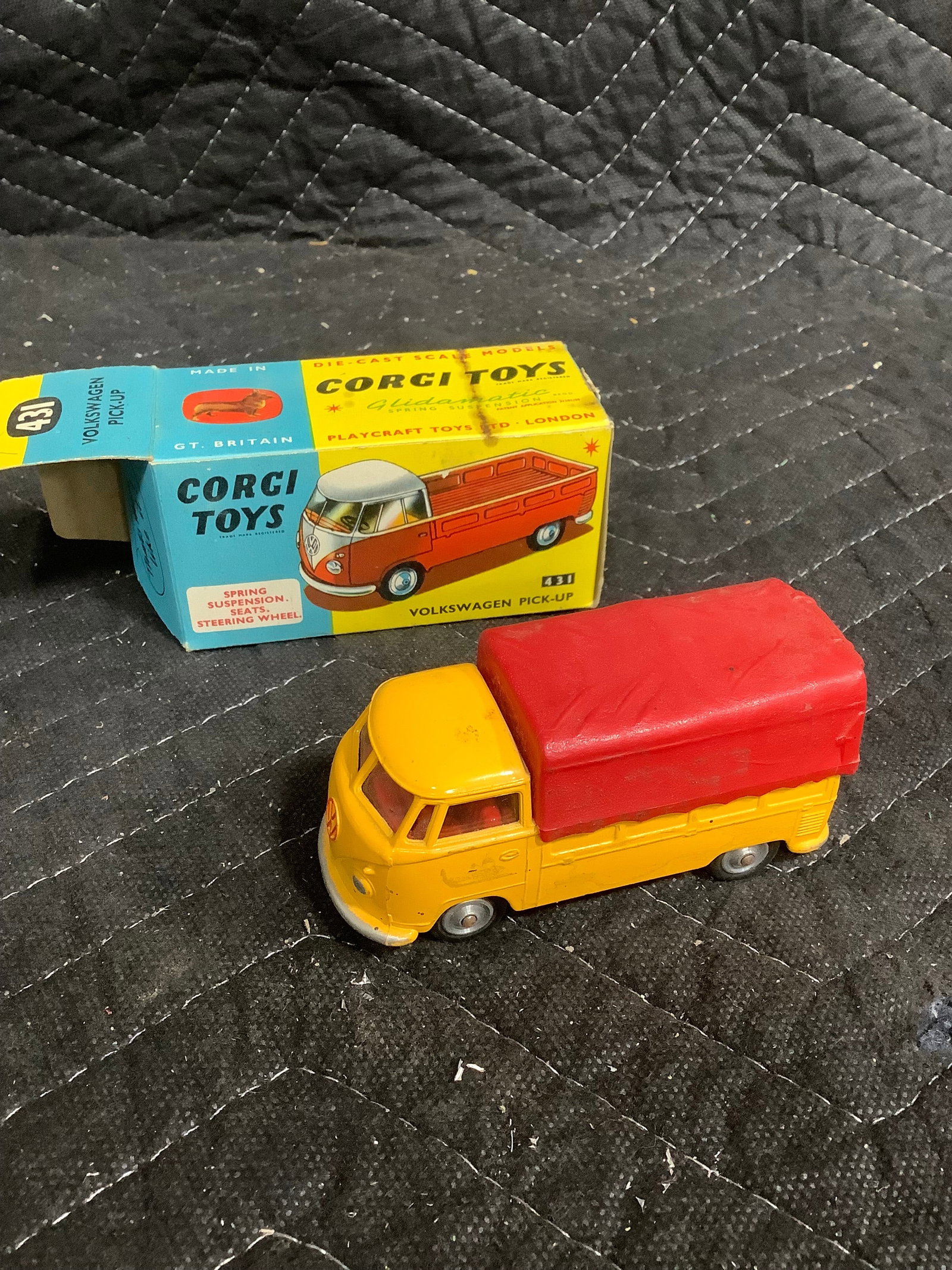 Corgi Toys vintage Volkswagen Pick-Up diecast in original box (1 of 1)