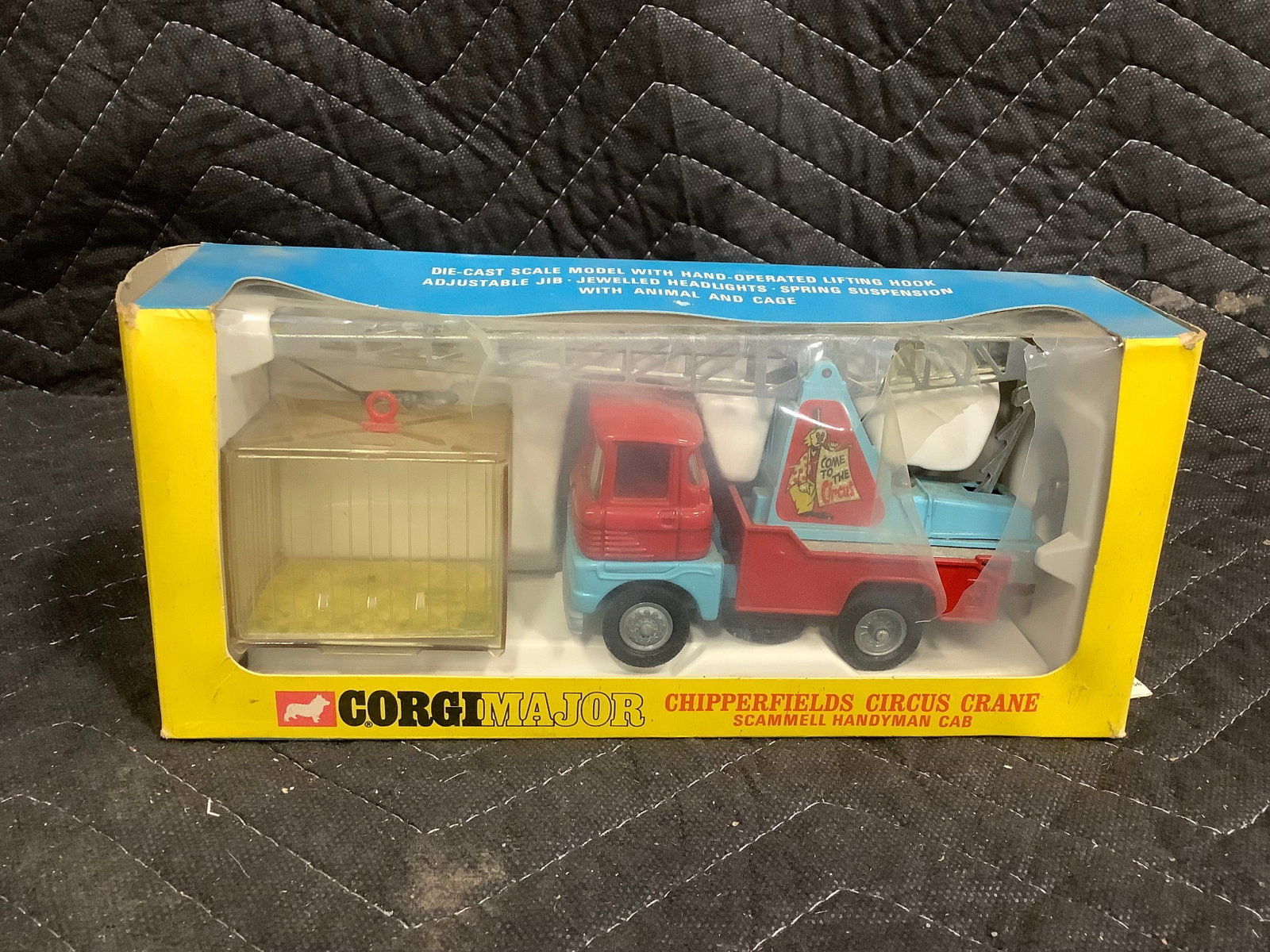 Corgi Toys vintage Chipperfields Circus Crane scammel handyman cab diecast in original box (1 of 1)