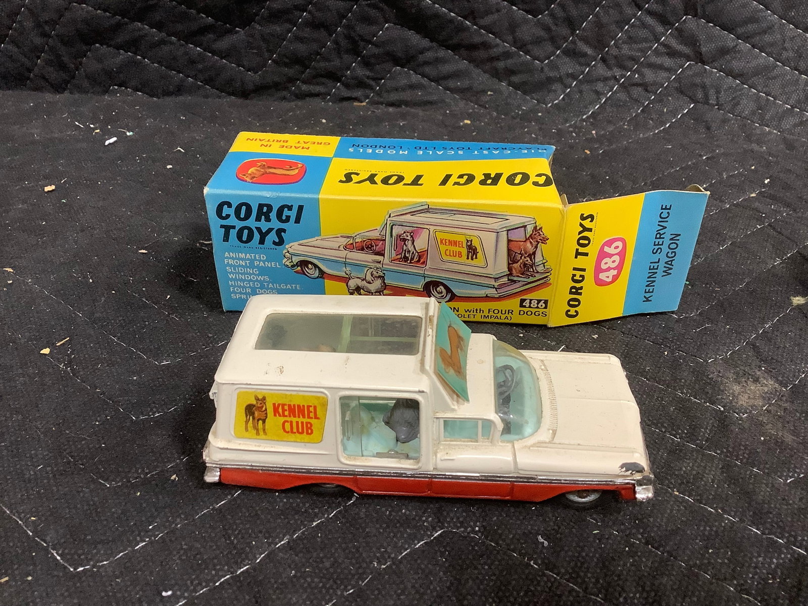 Corgi Toys vintage Kennel Service Wagon diecast in original box (1 of 1)