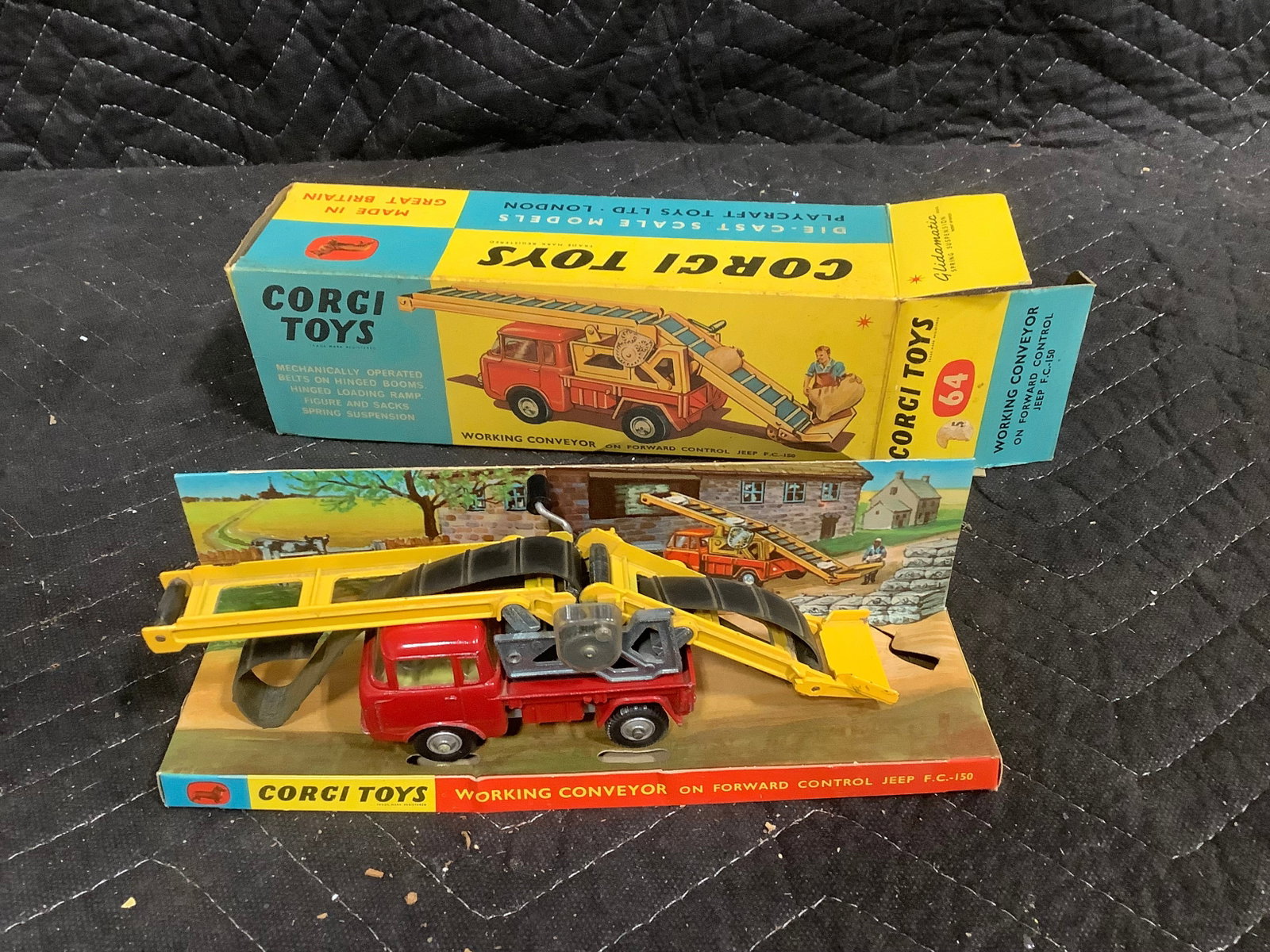 Corgi Toys vintage Mercedes Benz Unimog 10T Goose Dumper diecast in original box (1 of 1)