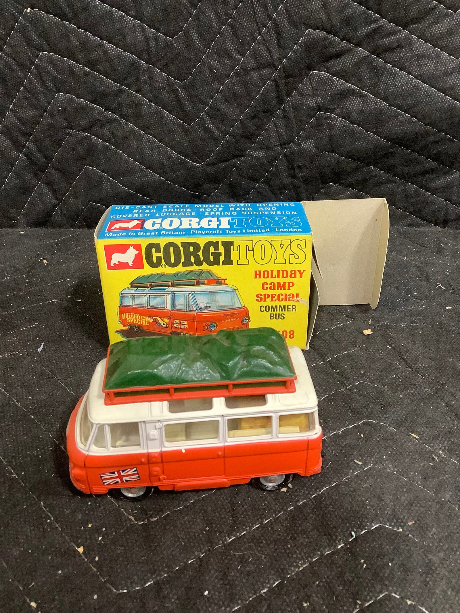 Corgi Toys vintage Holiday Camp Special commer bus diecast in original box (1 of 1)