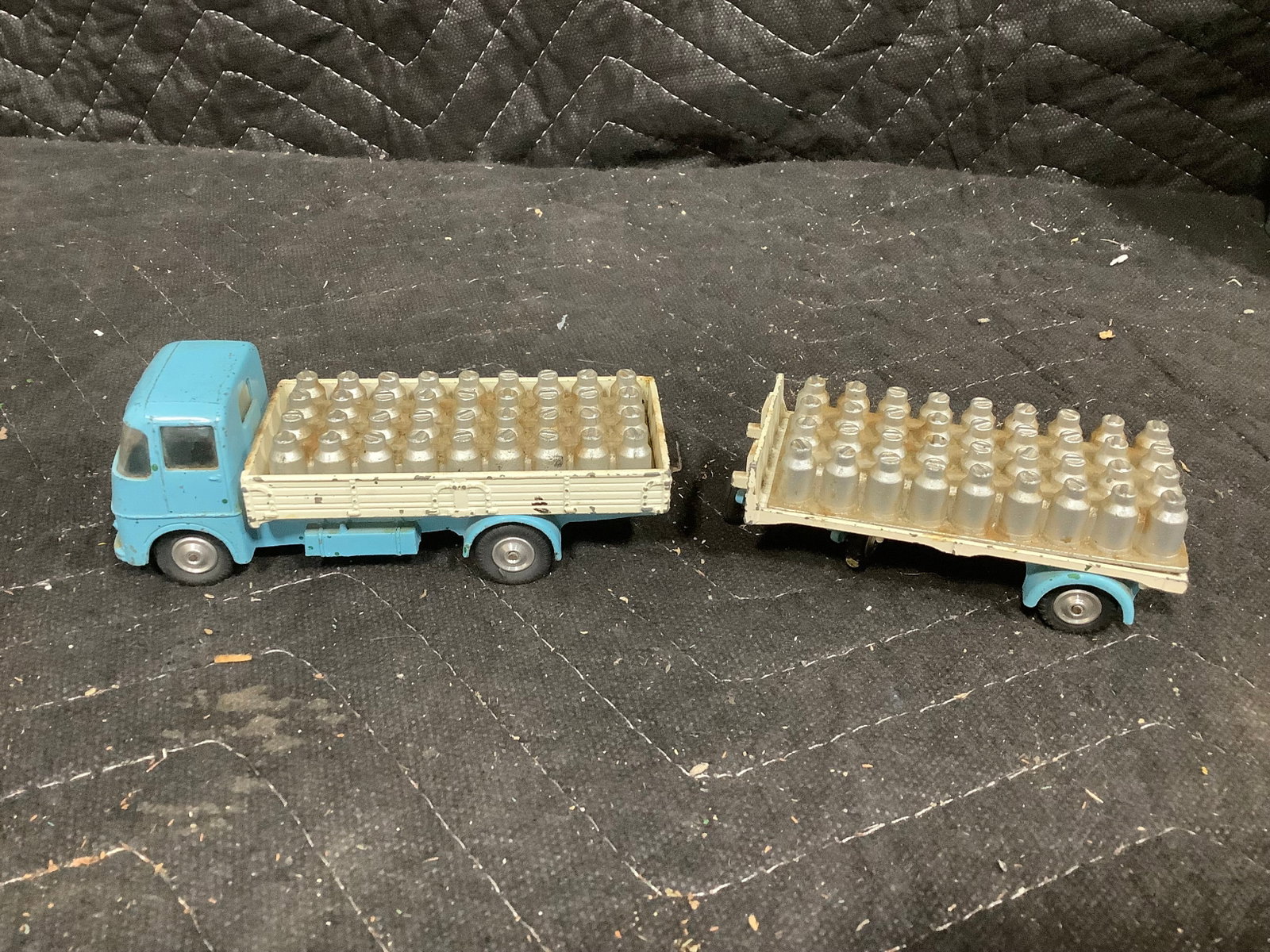 Corgi Toys vintage blue and white lorry diecast in original box (1 of 1)