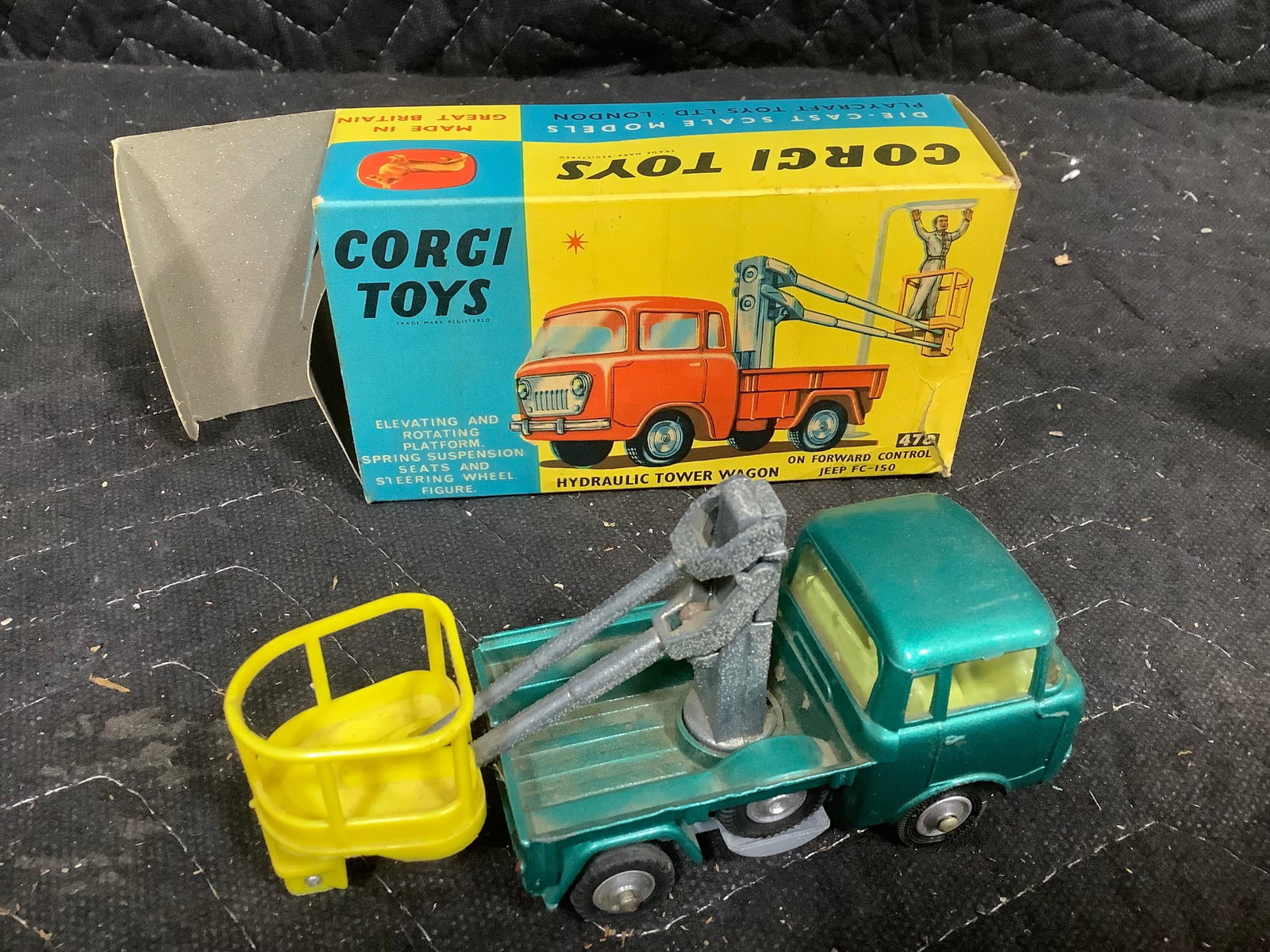 Corgi Toys vintage Hydraulic Tower Wagon diecast in original box (1 of 1)