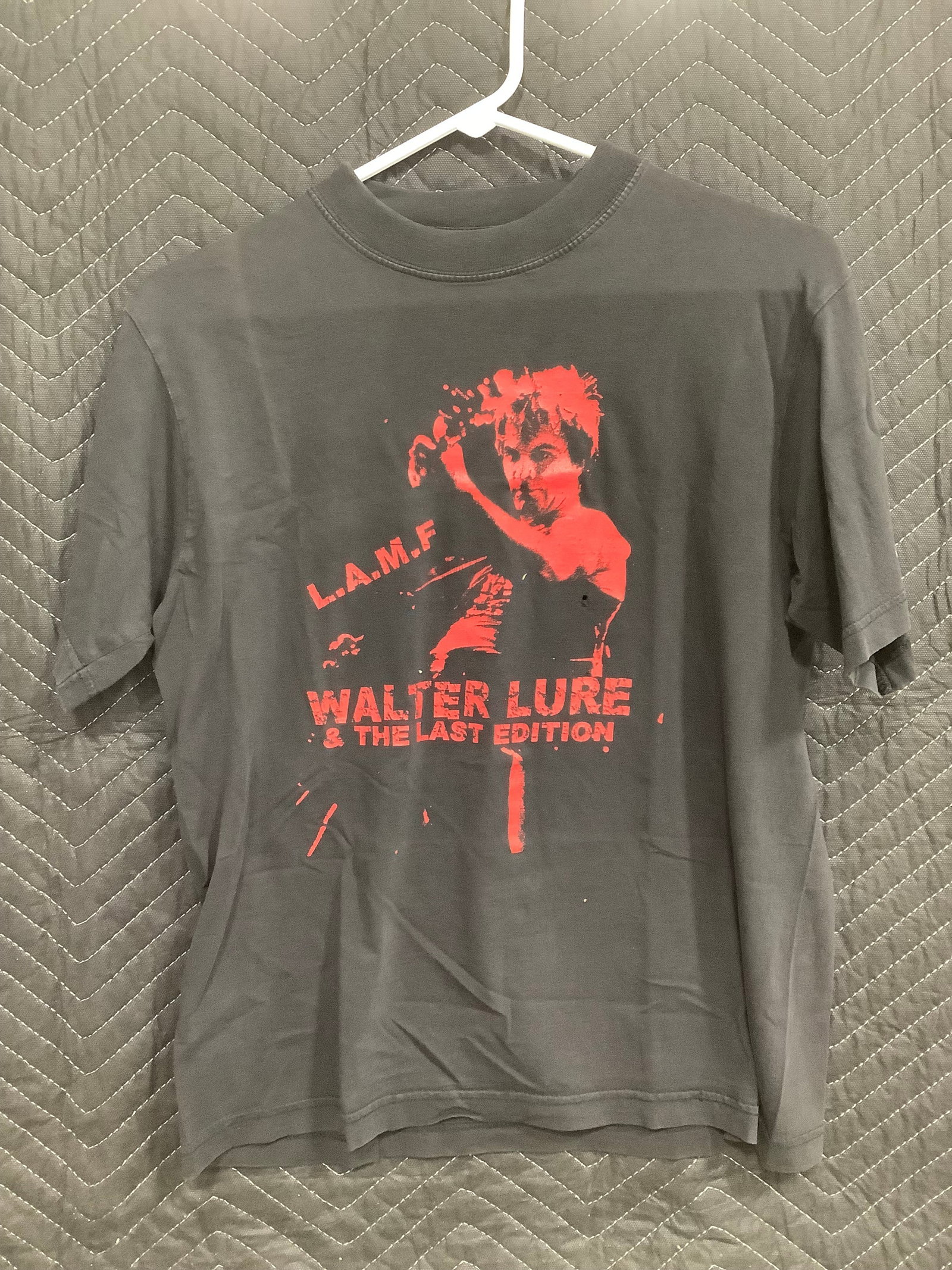Walter Lure & The Last edition tshirt(S-has holes) (1 of 1)