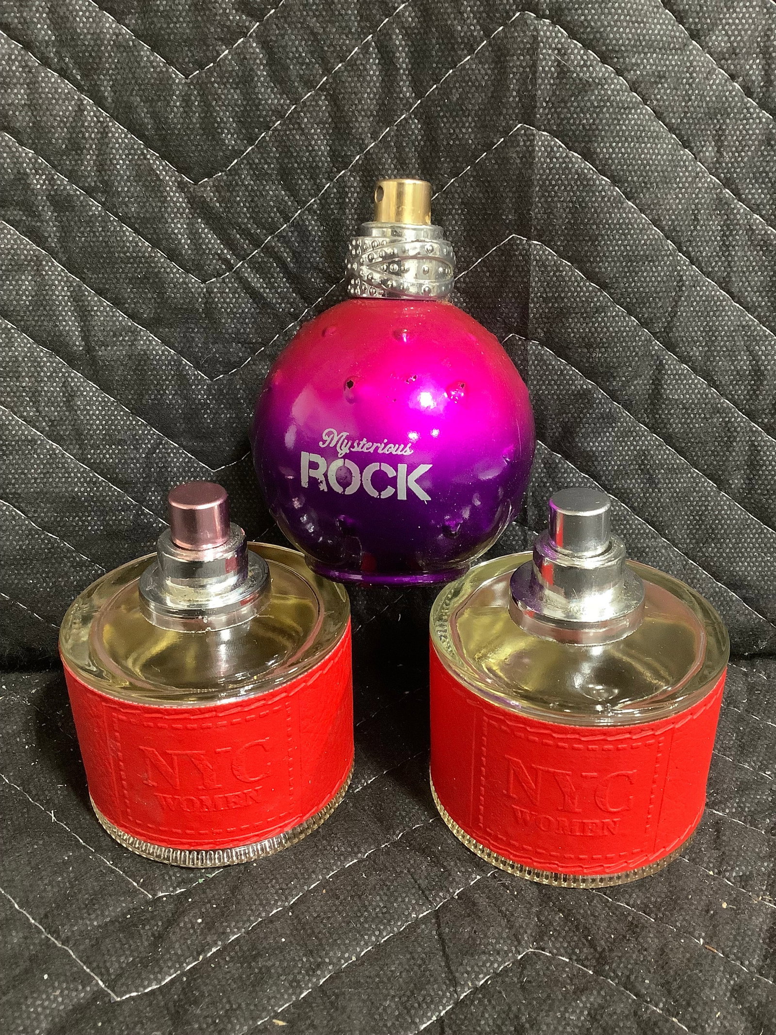 NYC Women and Mysterious Rock perfumes(different amounts in each): NYC Women and Mysterious Rock perfumes(different amounts in each)