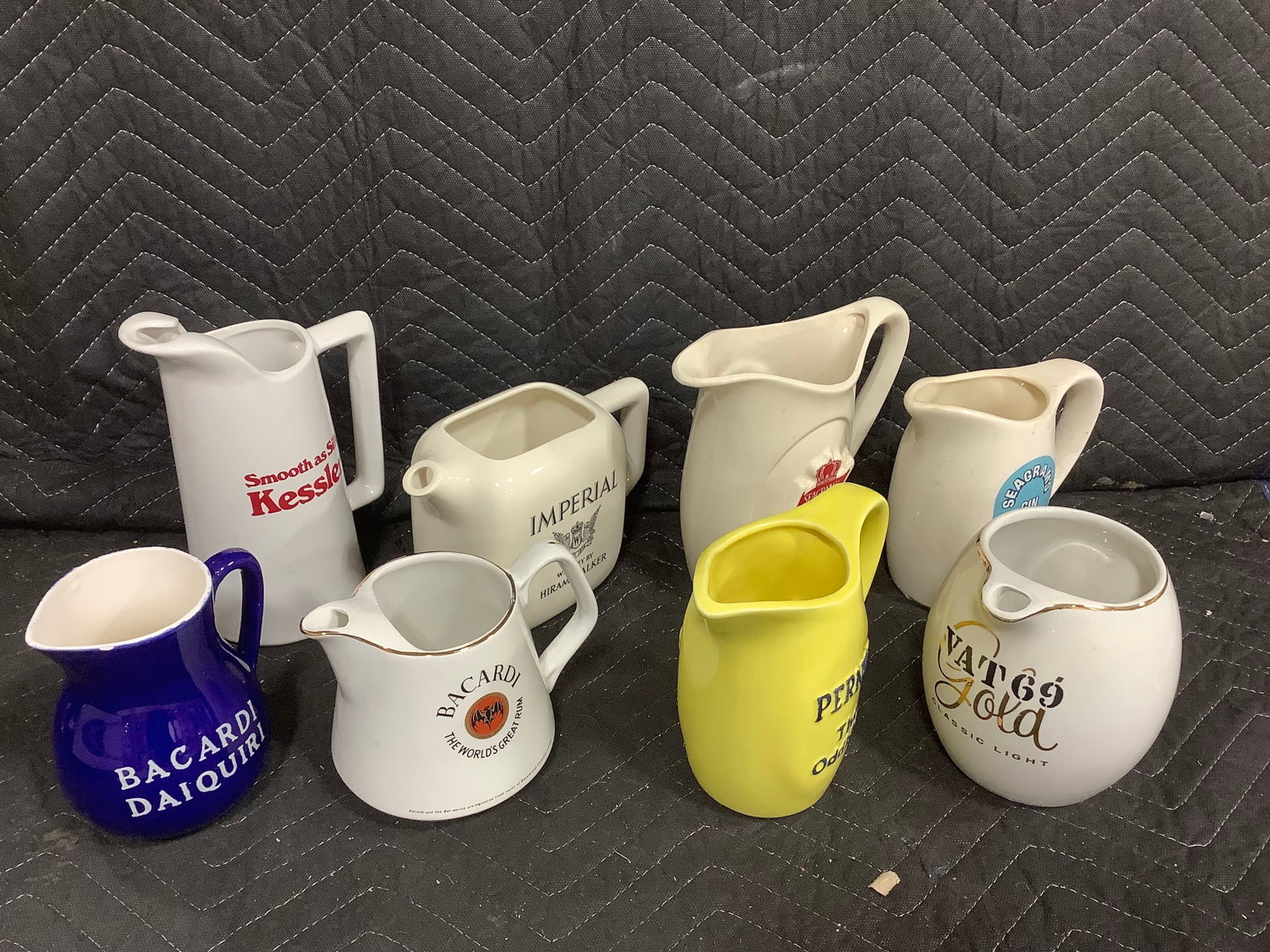 Various whiskey water pitchers(tallest 8in) (1 of 1)