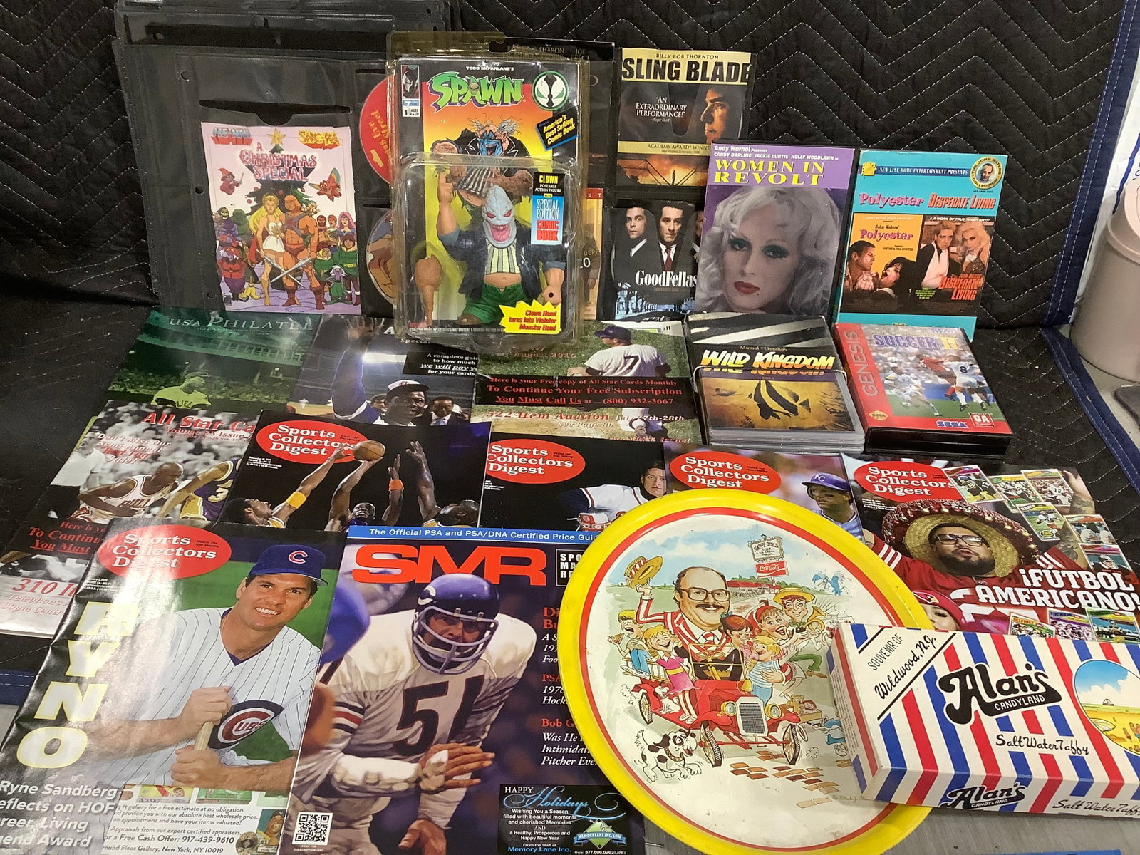 Various DVD's and sports magazines: Various DVD's and sports magazines