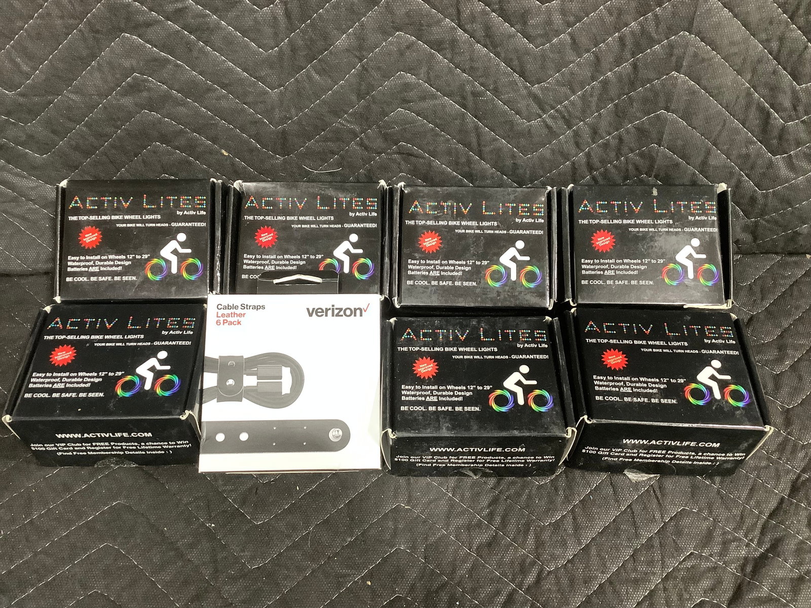 Activ Lites for bike wheels and Verizon cable straps: Activ Lites for bike wheels and Verizon cable straps