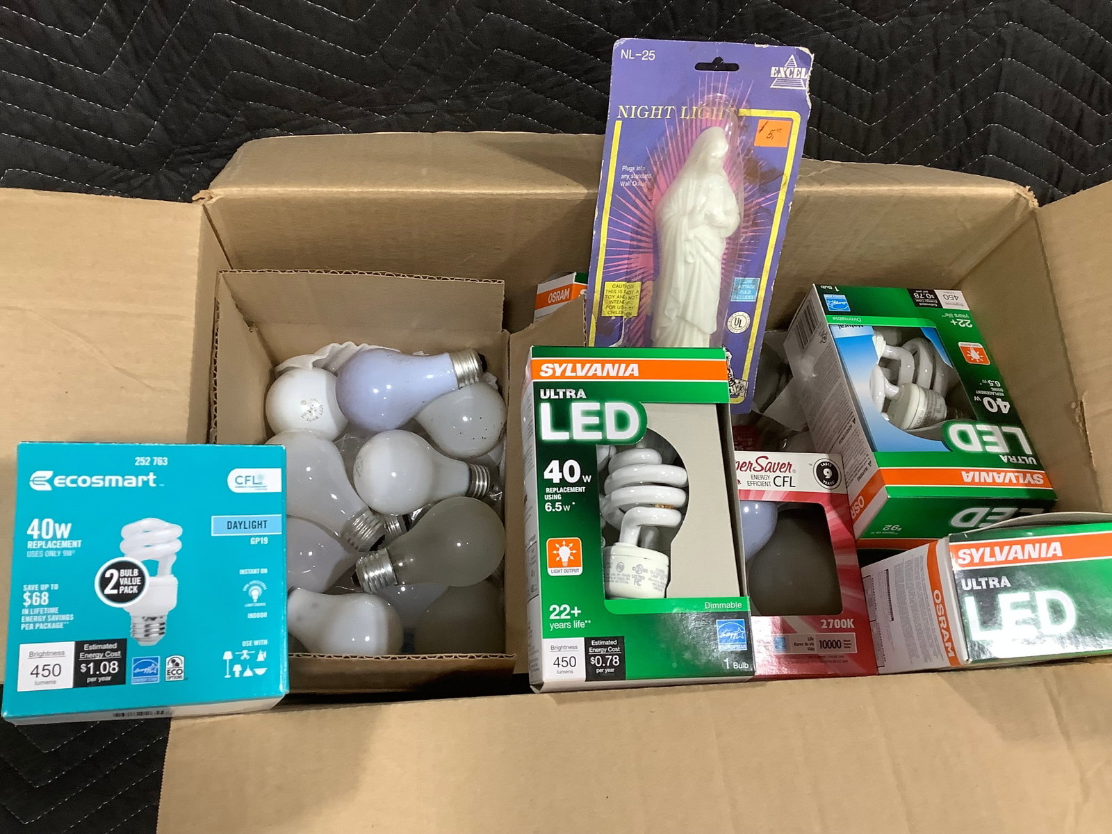 Various Lightbulbs, and Nightlight (1 of 1)