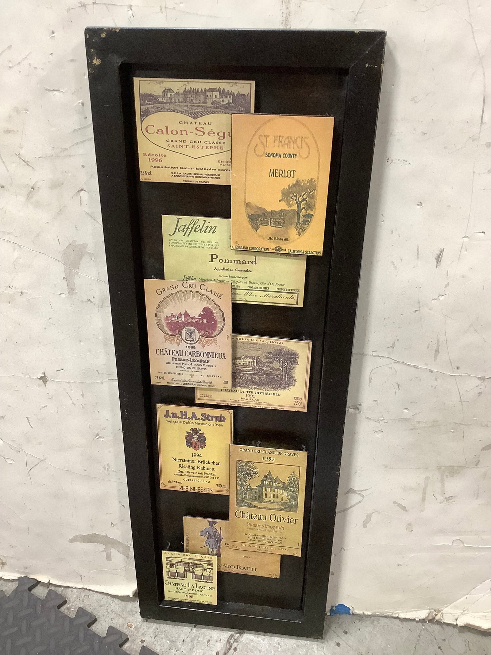 Vintage Wine Label Wine Decor (11inx32.5in) (1 of 1)