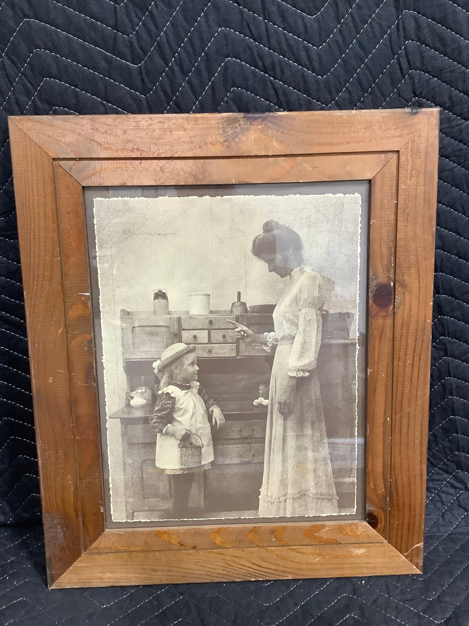 Vintage framed art print (15.5inx18.5in) (1 of 1)