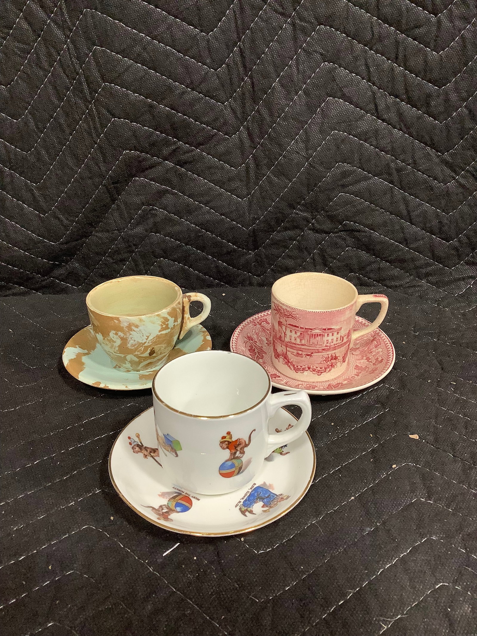 Collectible cup/saucer sets(Johnson Bros, heathcote china, and more) (1 of 1)