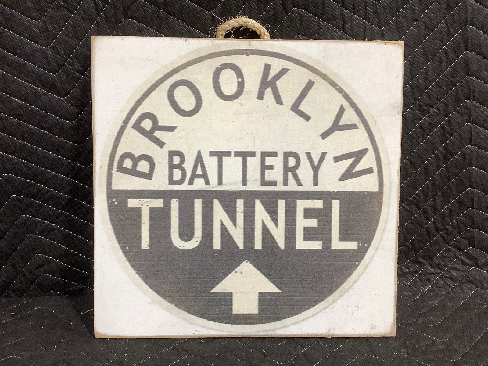 Brooklyn Battery Tunnel wooden wall decor(12inx12in) (1 of 1)