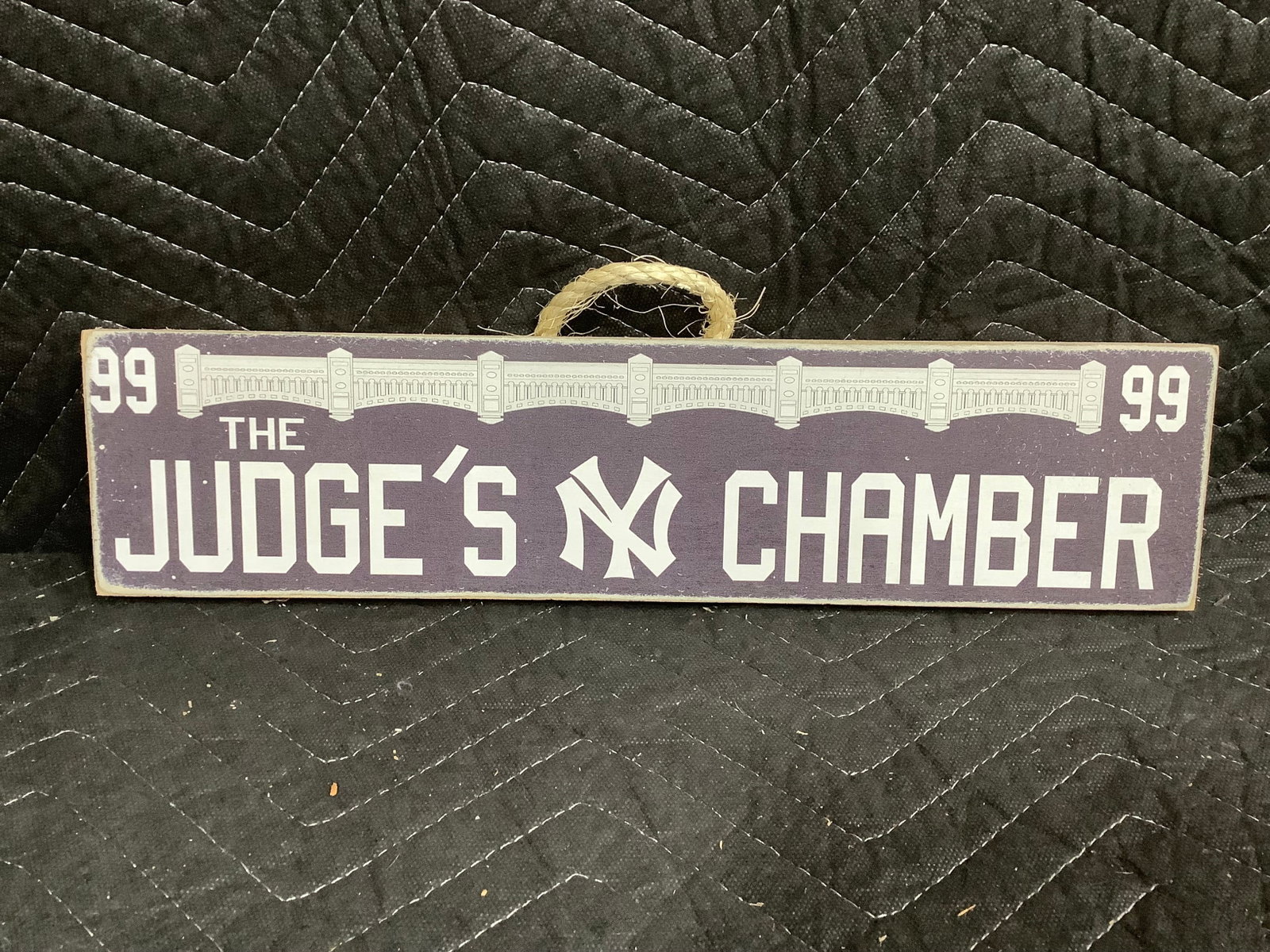 NY Yankees wooden wall decor(4inx16in) (1 of 1)