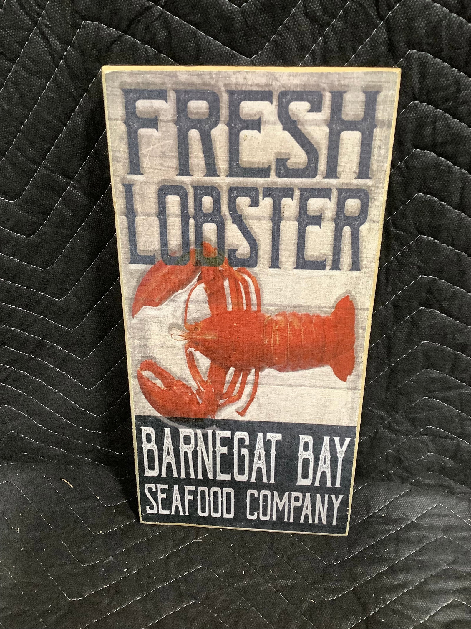 Wooden Fresh Lobster Barnegat Bay Wall Decor (6inx12in): Wooden Fresh Lobster Barnegat Bay Wall Decor (6inx12in)
