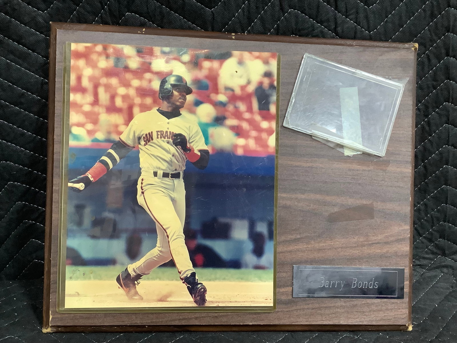 Barry Bonds Baseball Wall Plaque (12inx15in) (1 of 1)