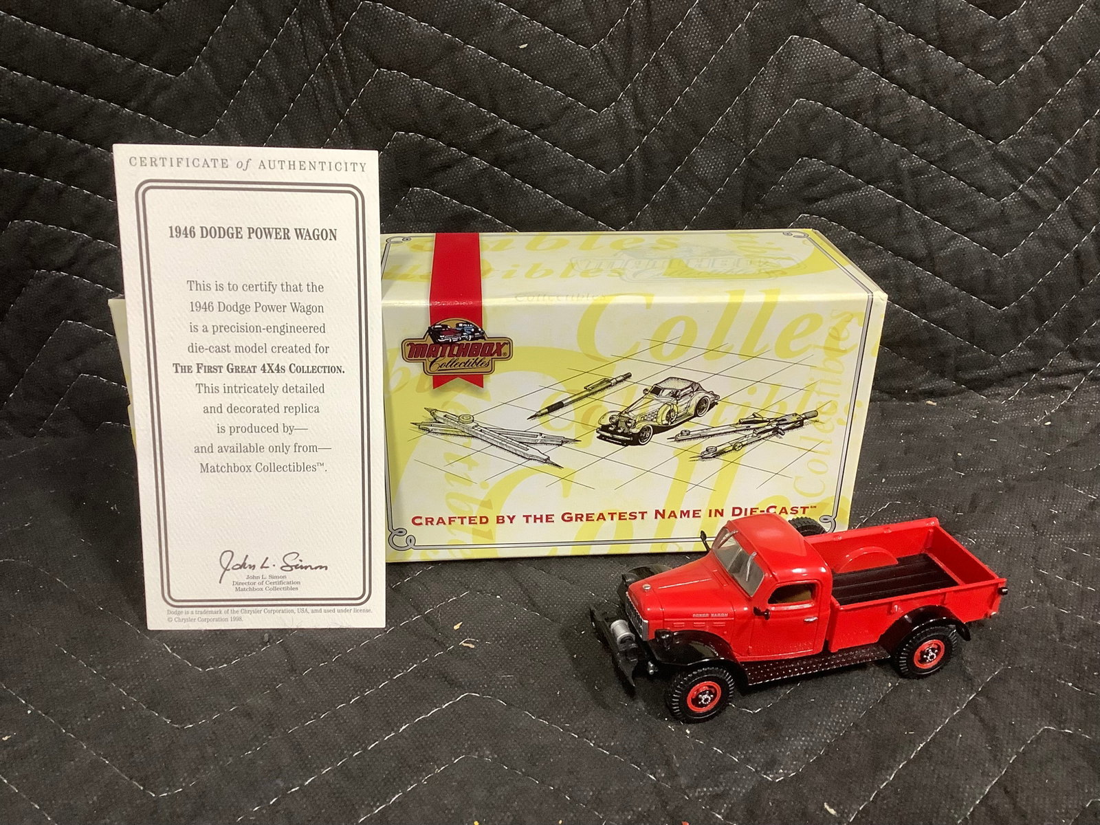 Matchbox 1946 Dodge Power Wagon Diecast Model *new in box* (1 of 1)