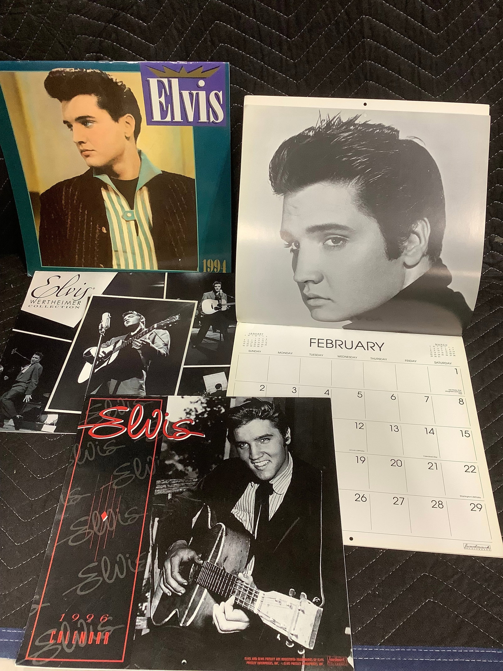 Vintage Elvis calendars: Vintage Elvis calendars