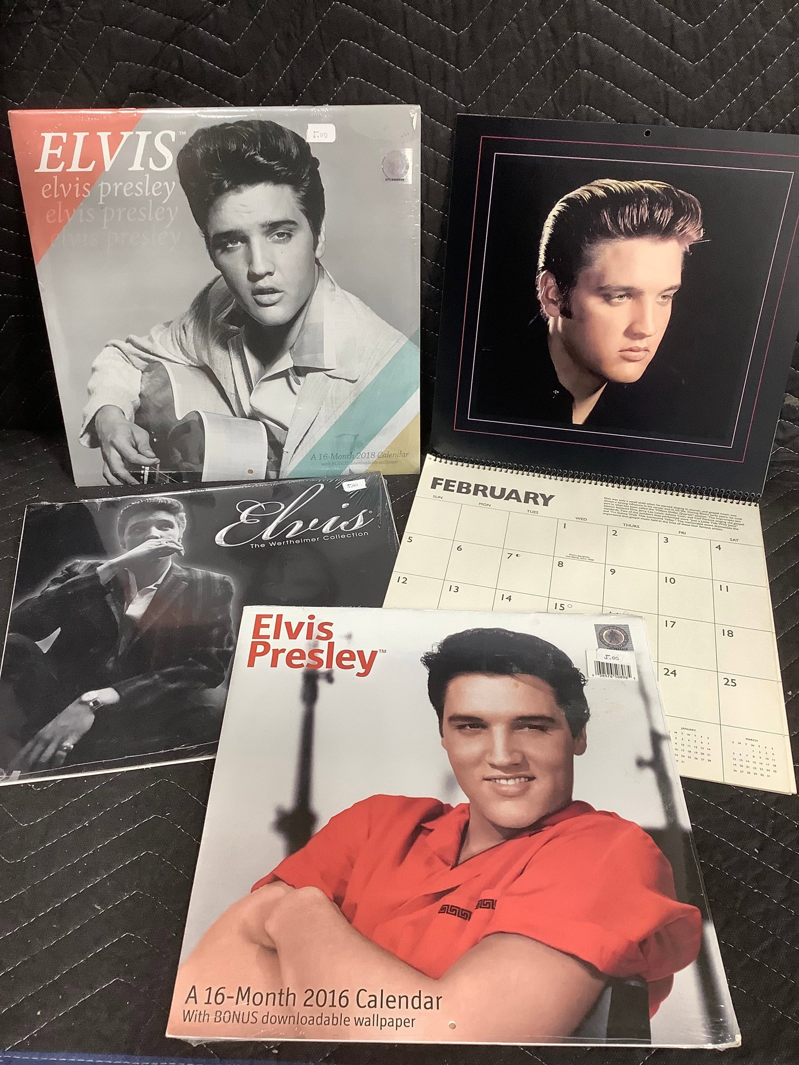 Vintage Elvis calendars: Vintage Elvis calendars