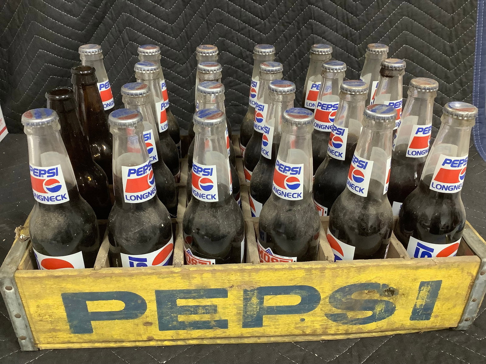 Vintage crate of Pepsi bottles (1 of 1)