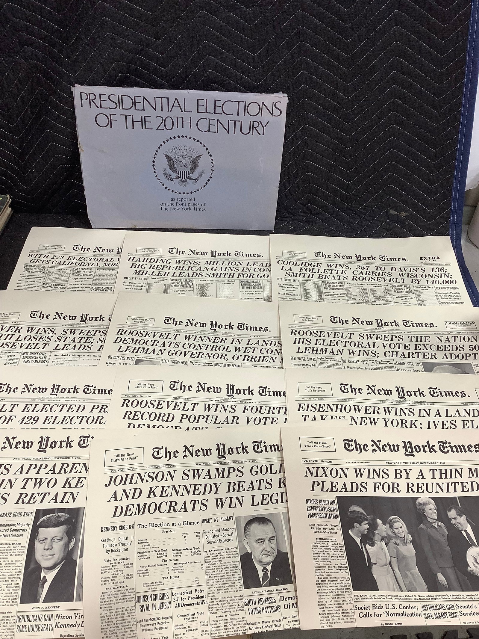 Presidential Elections of the 20th century prints: Presidential Elections of the 20th century prints