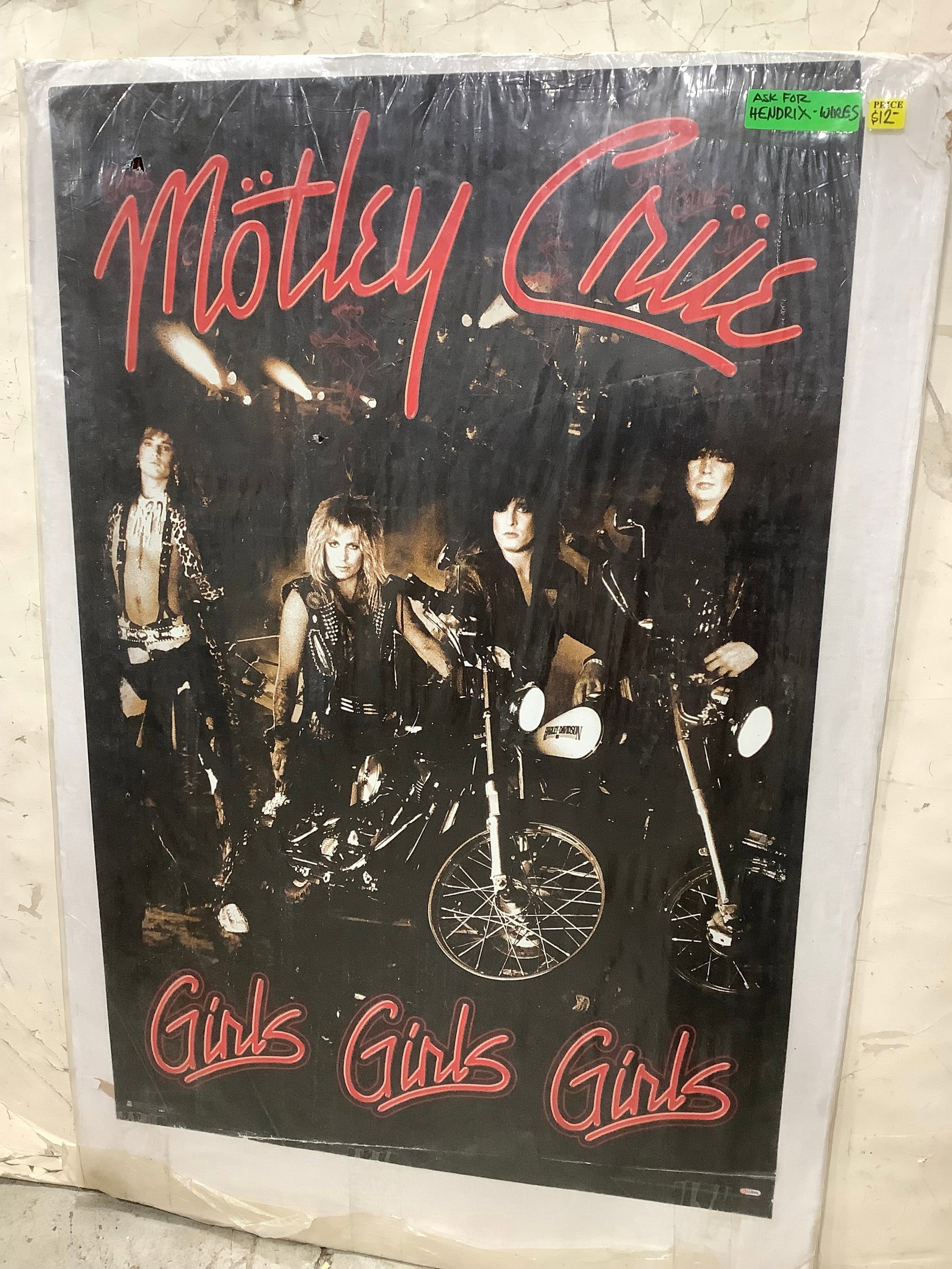 Motley Crue poster(24inx36in): Motley Crue poster(24inx36in)
