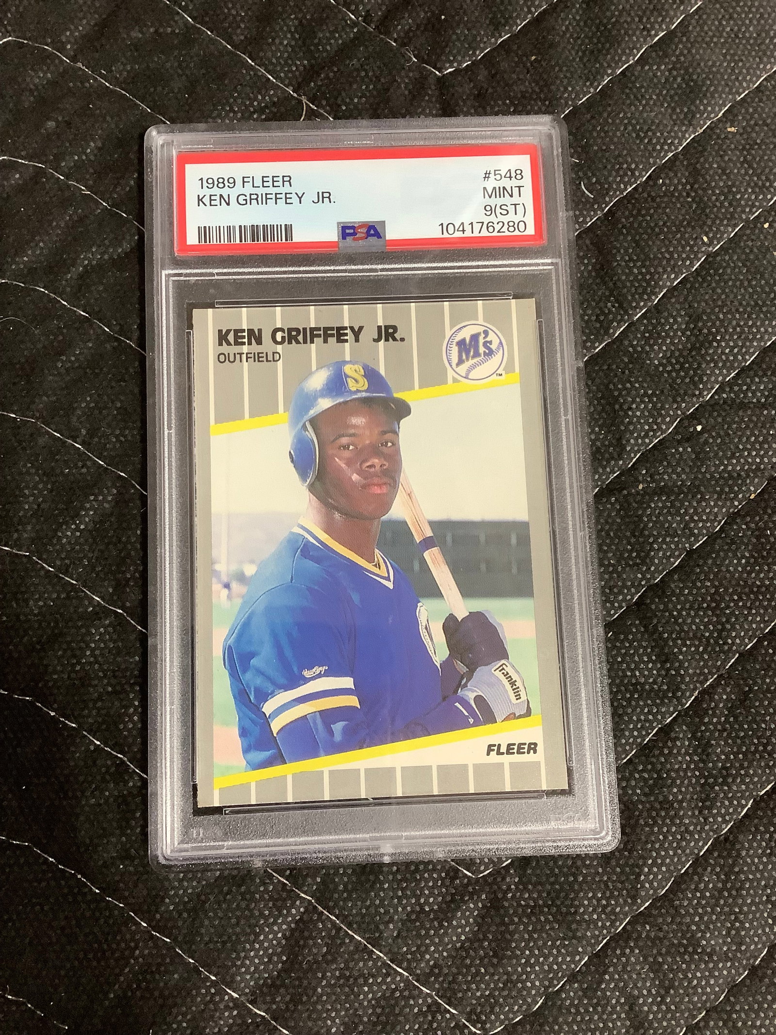 1989 Fleer Ken Griffey Jr. graded card (1 of 1)