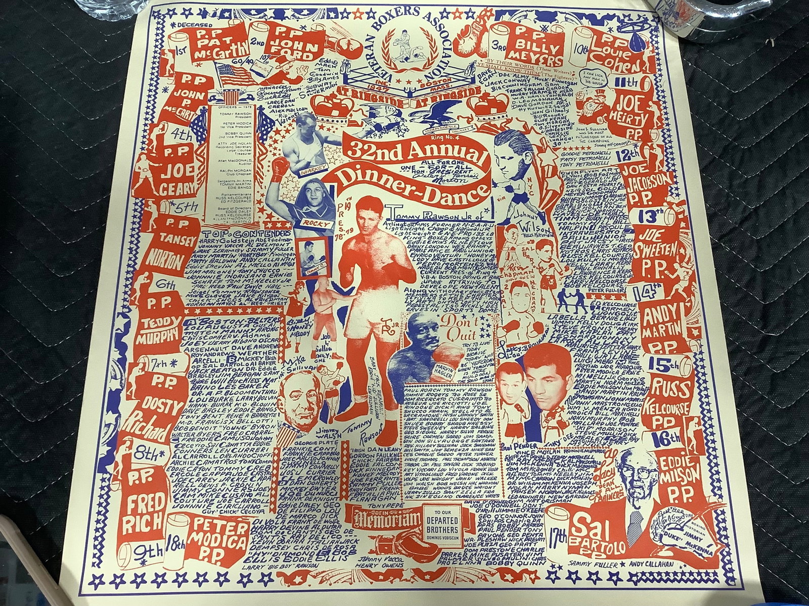 Veteran Boxers Association print(17inx18in)