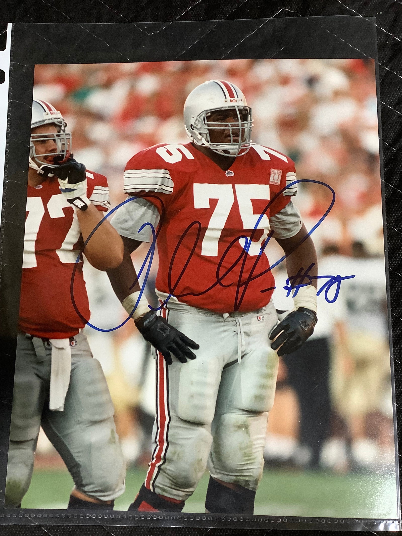 Orlando Pace Ohio State Buckeyes signed print(8inx10in) (1 of 1)