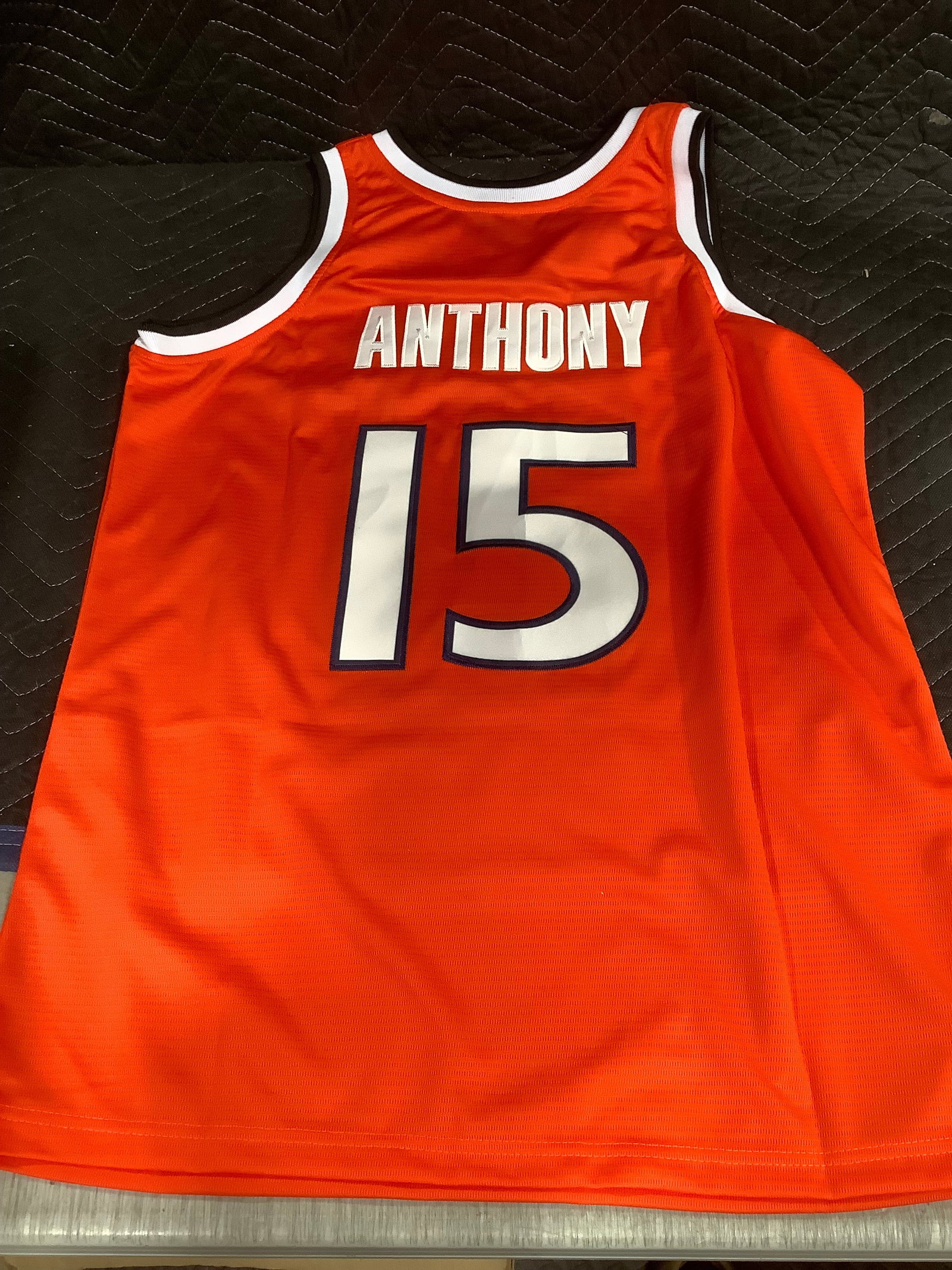 Retro Orange Syracuse Carmelo Anthony number 15 jersey(S) (1 of 1)