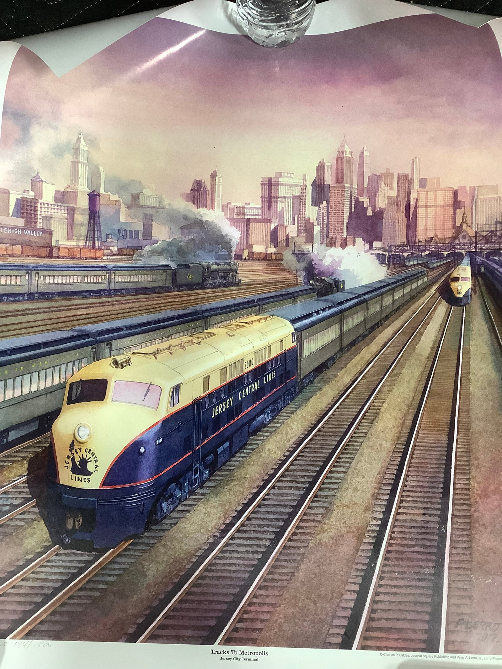 Tracks to Metropolis Art Print (18inx22in) (1 of 1)