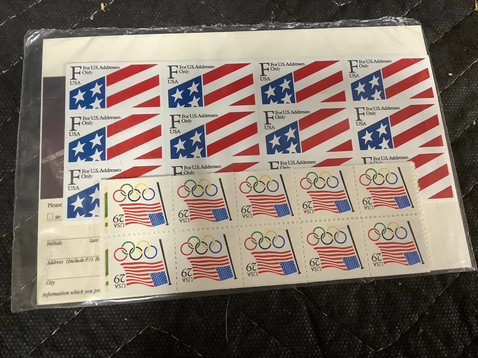 1991 USPS US Mint Stamp Packet B Sealed (28.00 Face) (1 of 1)