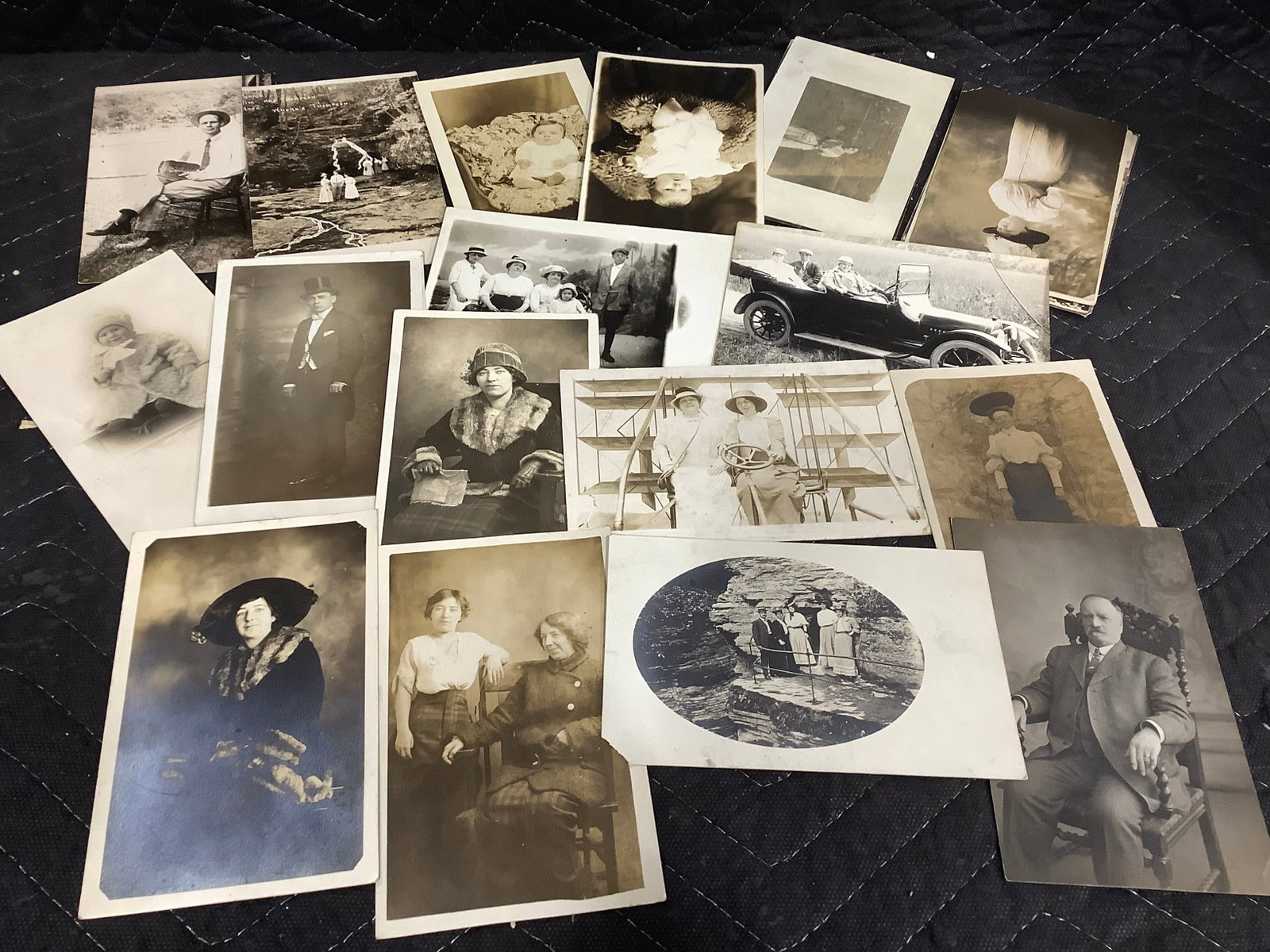 Lot of Antique Real Photo Postcards (1 of 1)