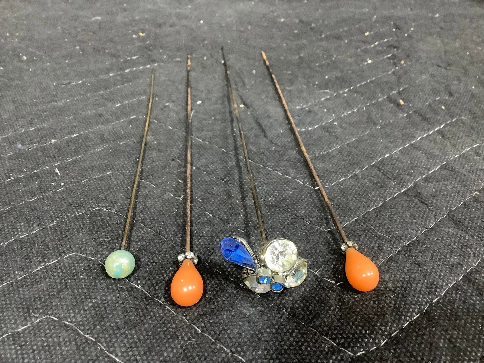 4 Antique Hat Pins (1 of 1)